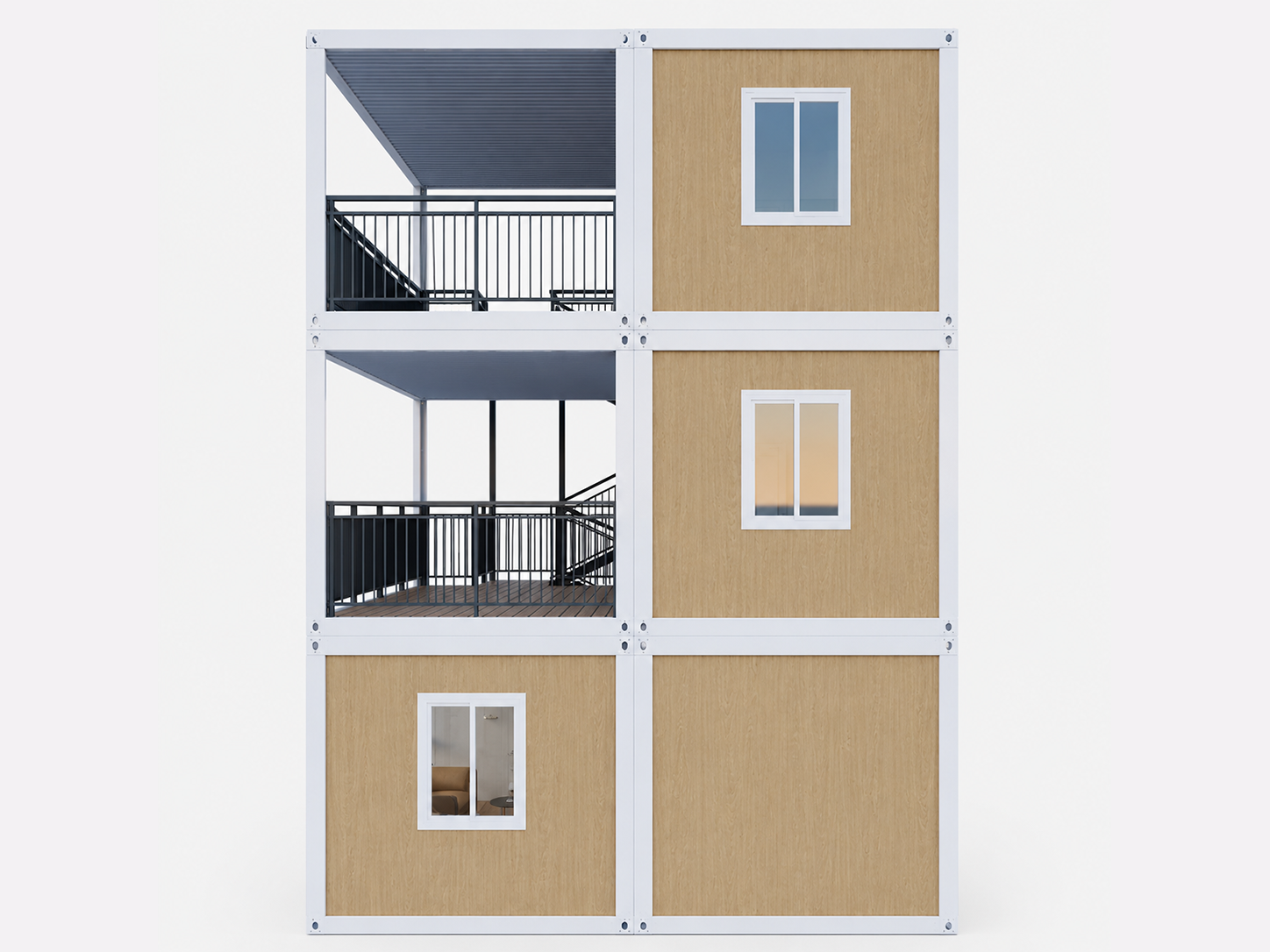 Modular Detachable Prefab Container Home B&B