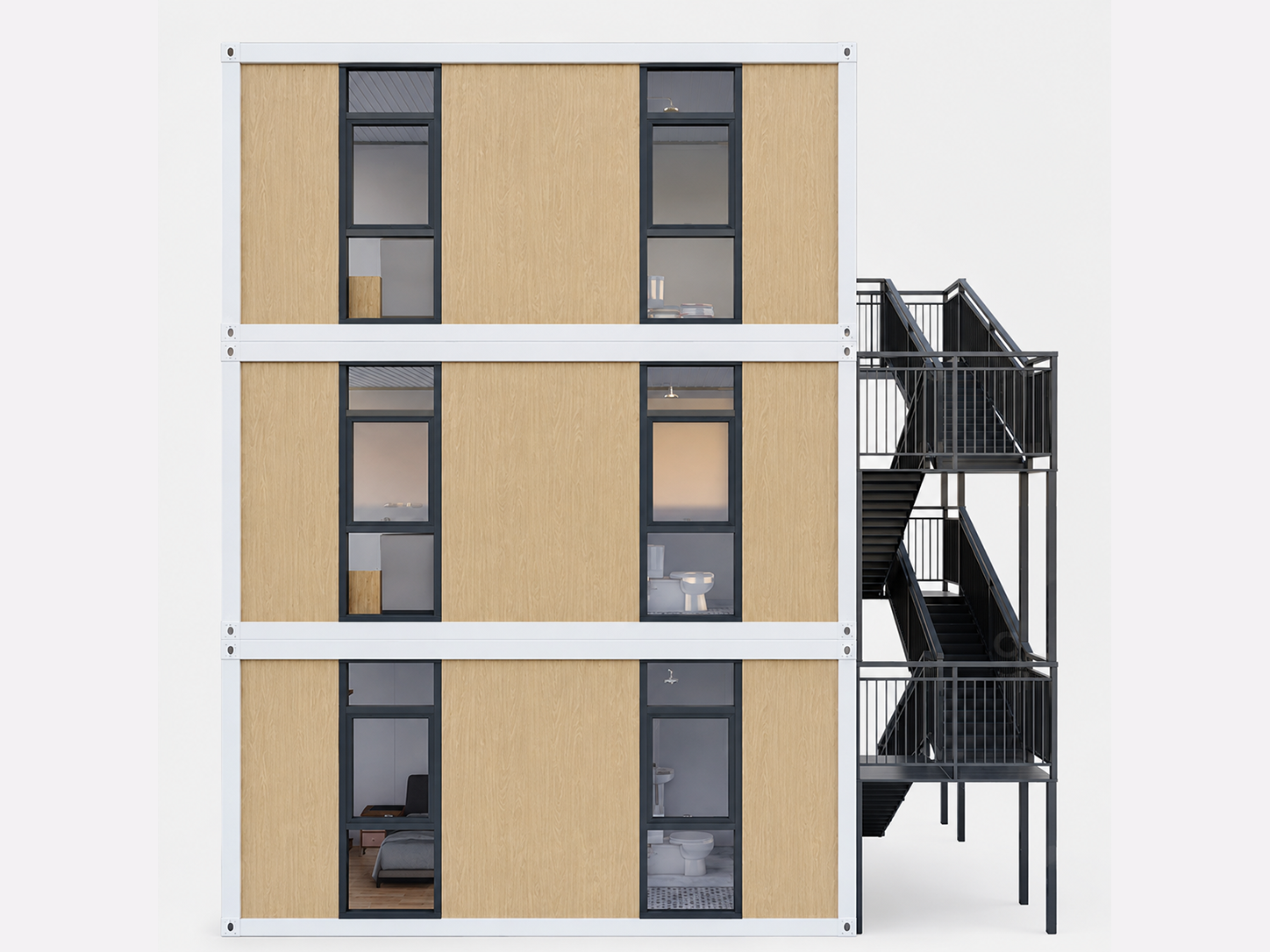 Modular Detachable Prefab Container Home B&B