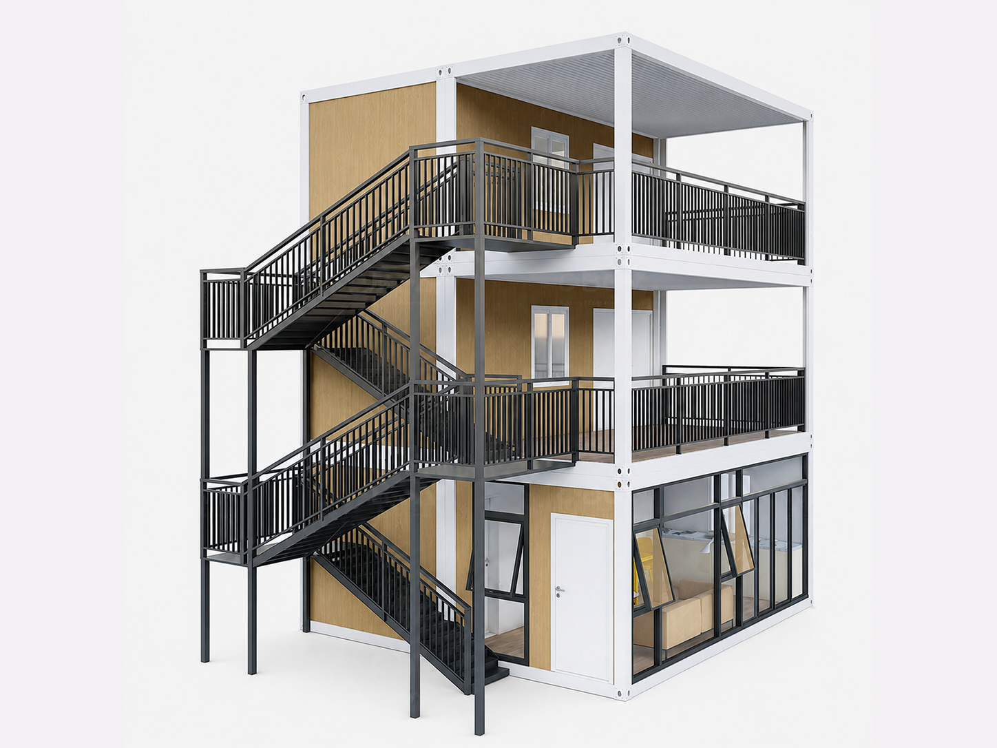 Modular Detachable Prefab Container Home B&B