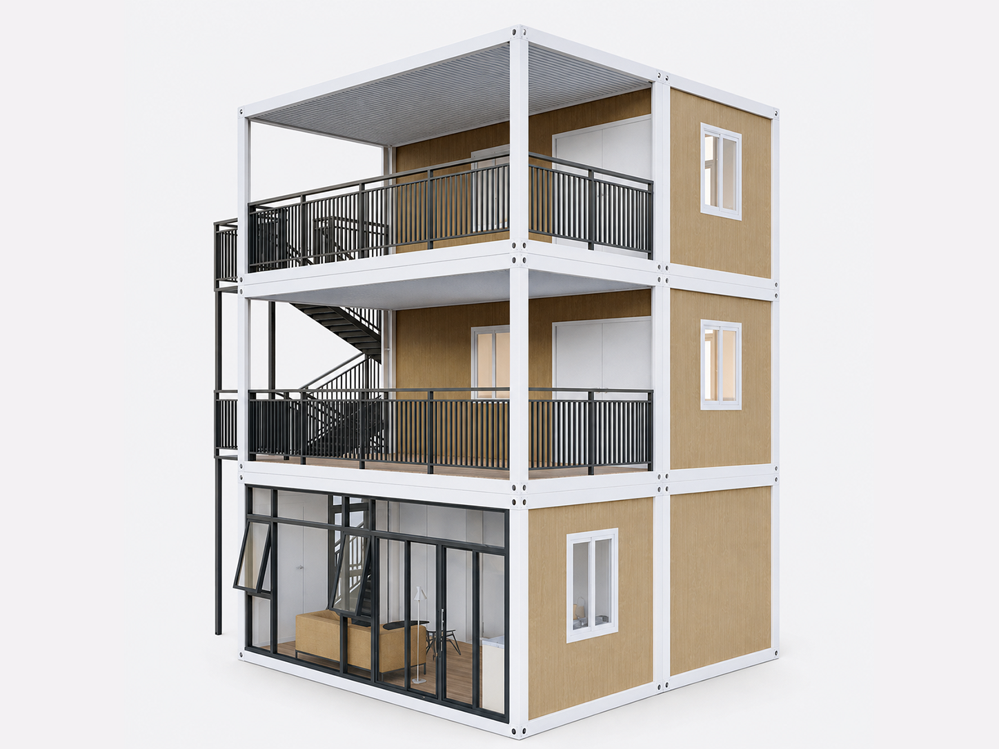Modular Detachable Prefab Container Home B&B