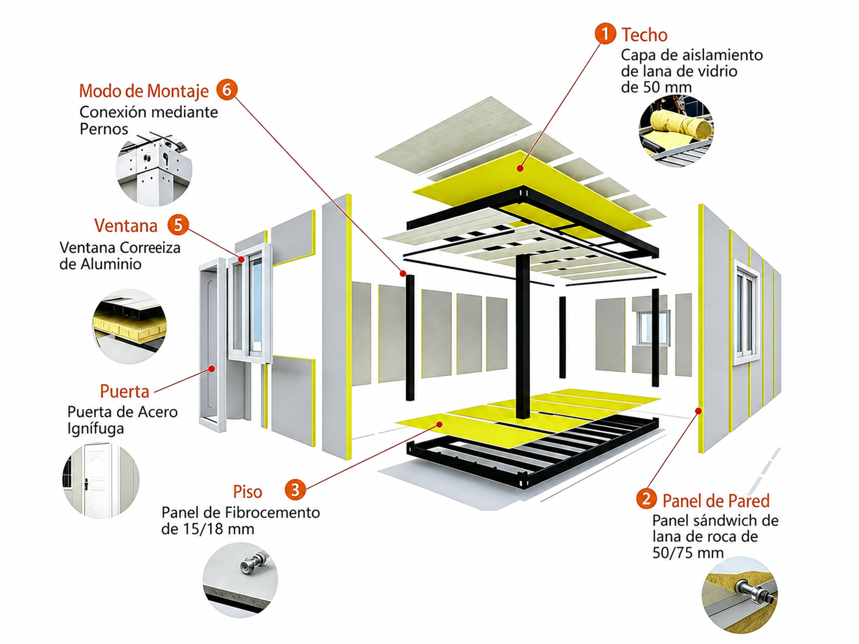 Prefabricated Folding Container House for Accommodation