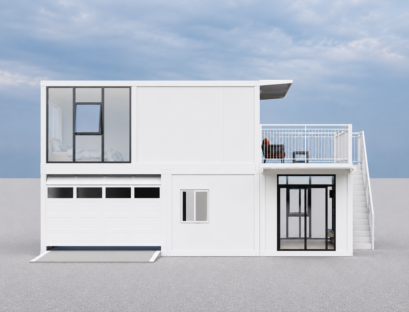 Compact Prefabricated Modular Container Home