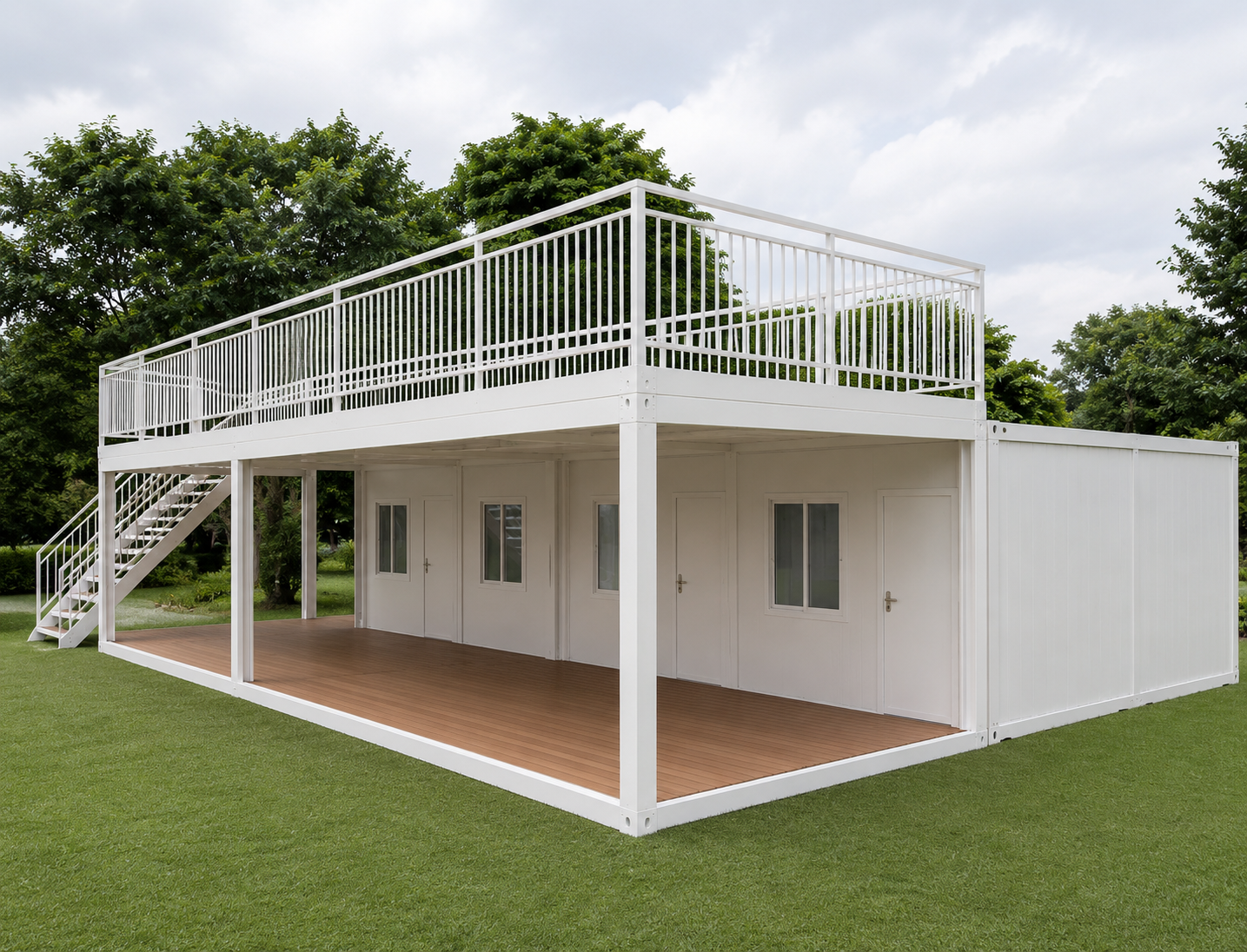 Detachable Modular Container House with Balcony