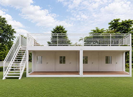 Two-Story Prefabricated Container Home & Villa