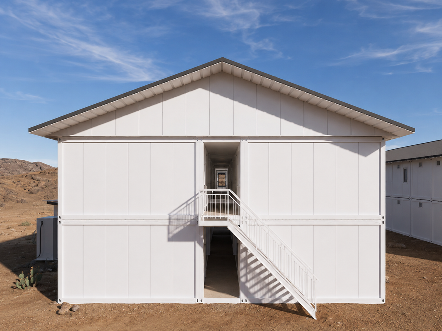 Modular Container Apartments for Mining Camps