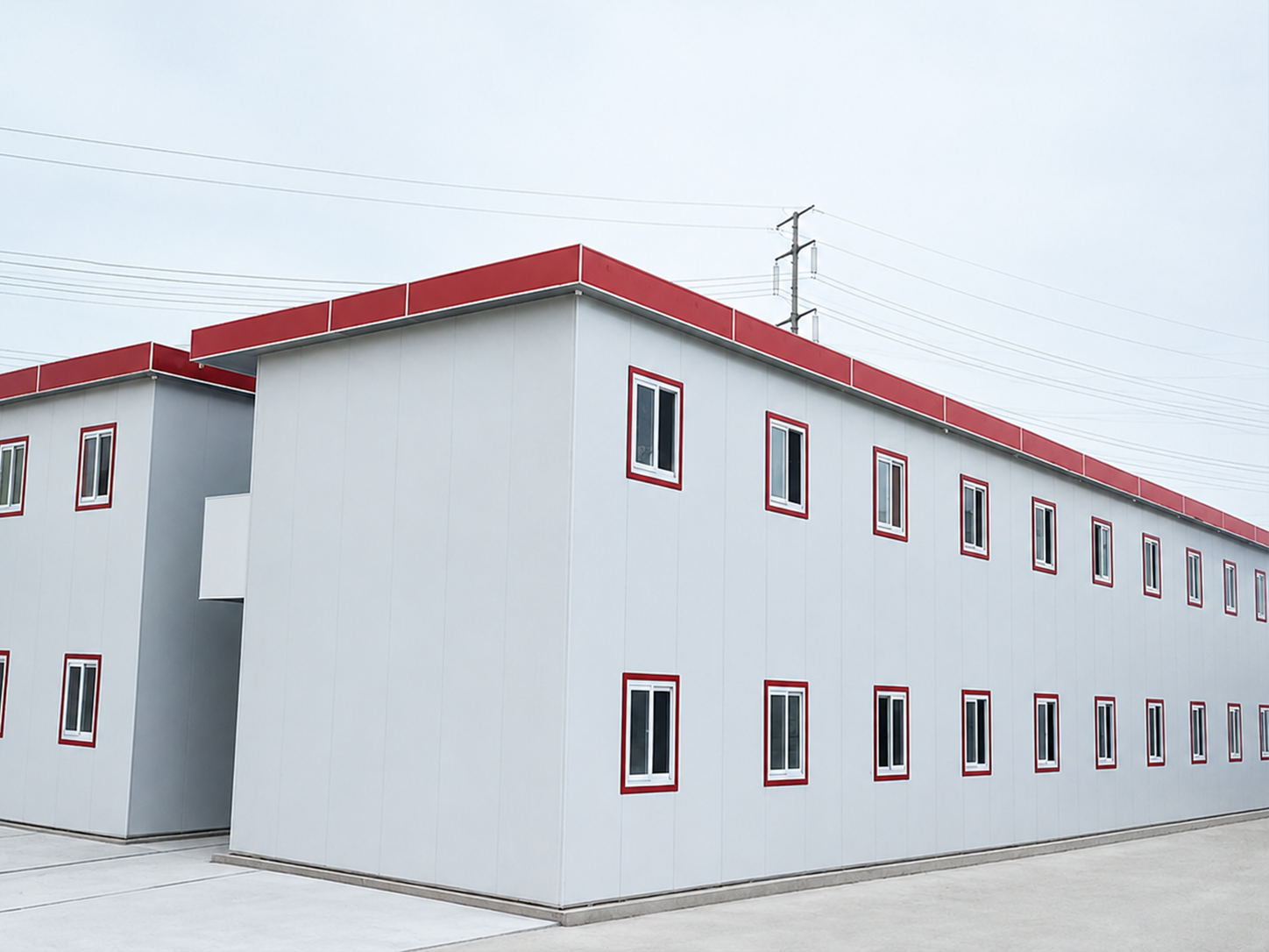 Economical Portable T-Type Prefab House for Worker Accommodation