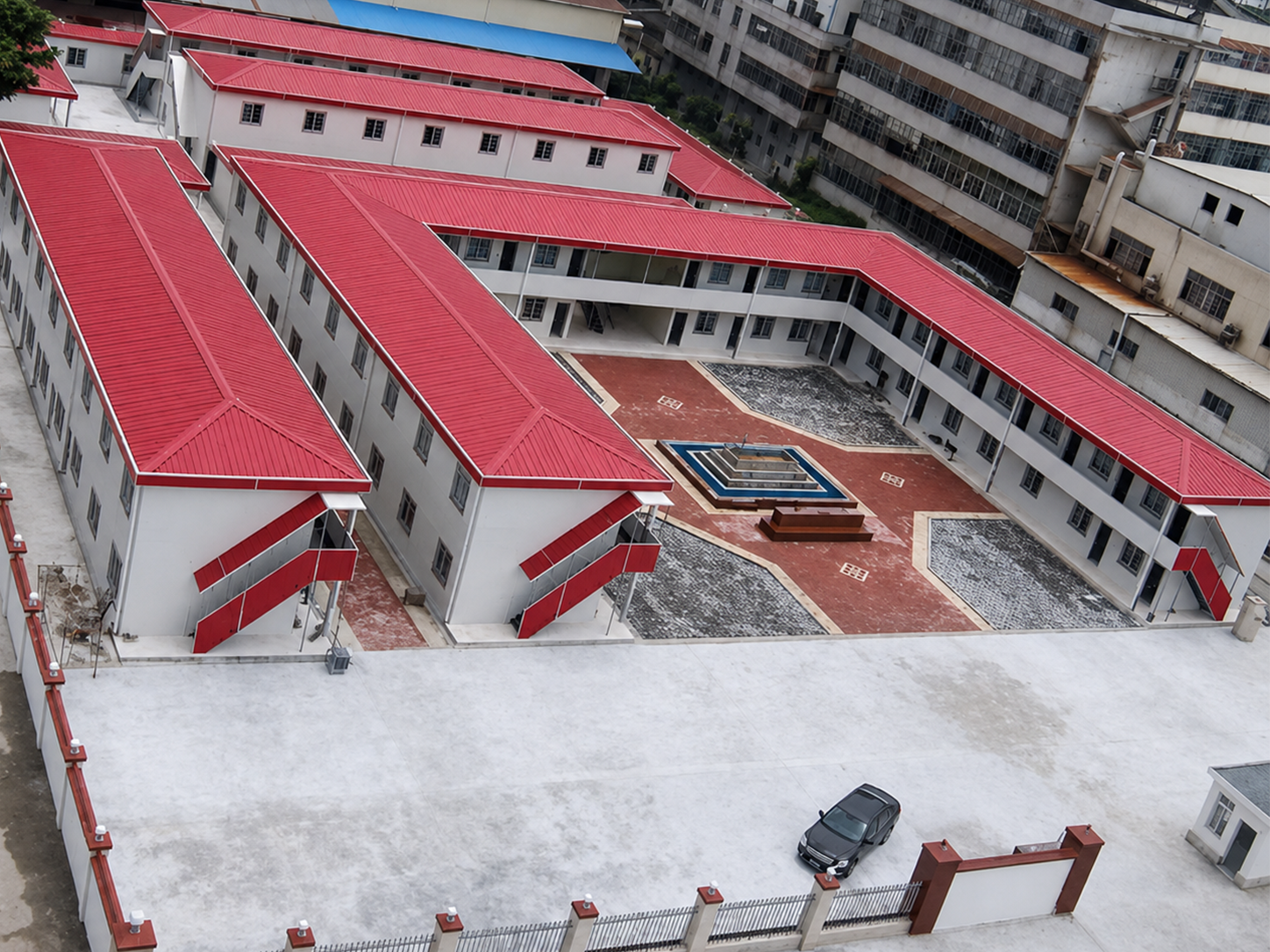Economical Portable T-Type Prefab House for Worker Accommodation