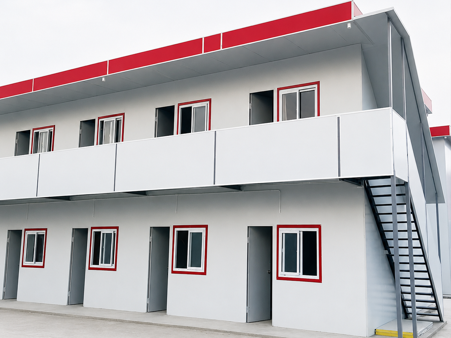 Economical Portable T-Type Prefab House for Worker Accommodation
