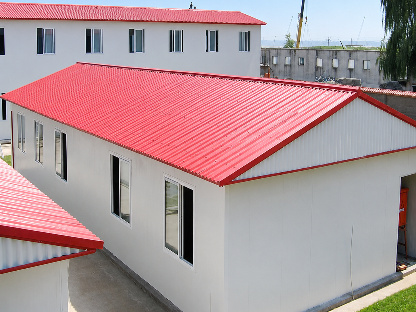Economical Portable T-Type Prefab House for Worker Accommodation
